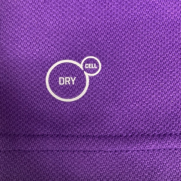 Puma Dry Cell Purple Blue Subdued 1/4 Zip Pullover Golf Jacket Size Medium VGC - Picture 10 of 12